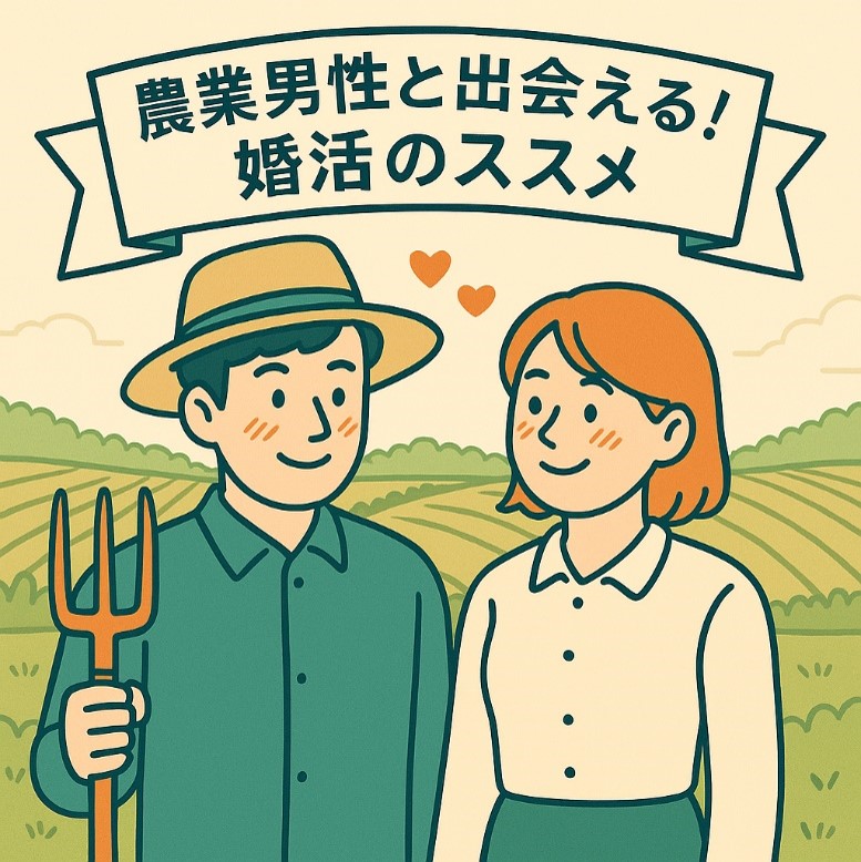 農業男子と婚活のススメ表題